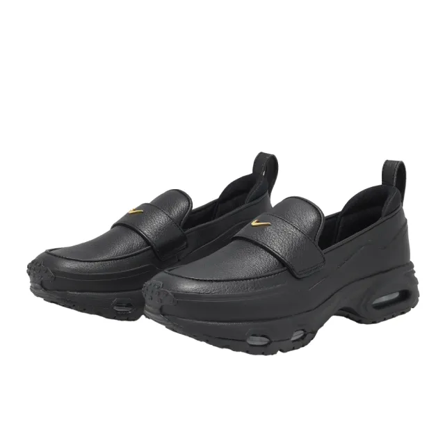 【NIKE 耐吉】休閒鞋 Air Max Phenomena 女鞋 樂福鞋 皮革 黑 小皮鞋 IM8814-001