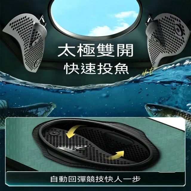 悅家家 EVA折疊雙層防水魚護包50cm-帶提手 裝魚桶 魚護桶 釣箱釣魚桶 養魚箱（八層加厚）預購12天