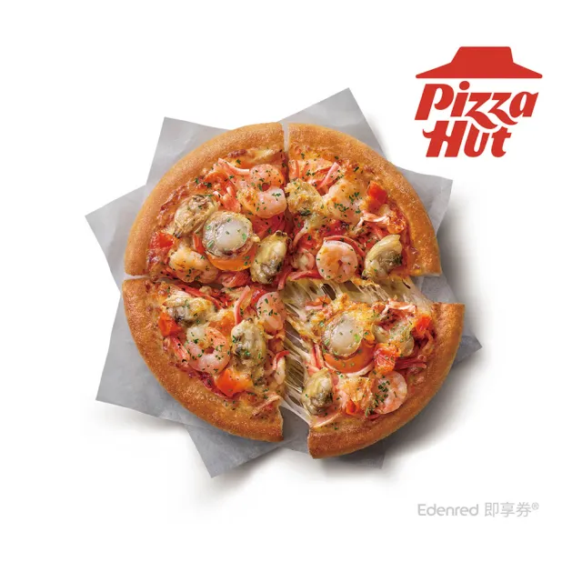 【Pizza Hut 必勝客】 6吋個人比薩 經典海鮮四重奏 好禮即享券