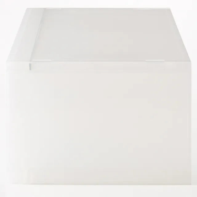 【MUJI 無印良品】PP資料盒/橫式/深型 整體：約寬37×深26×高17.5cm　內寸：約寬33.5×深22.5×高14cm