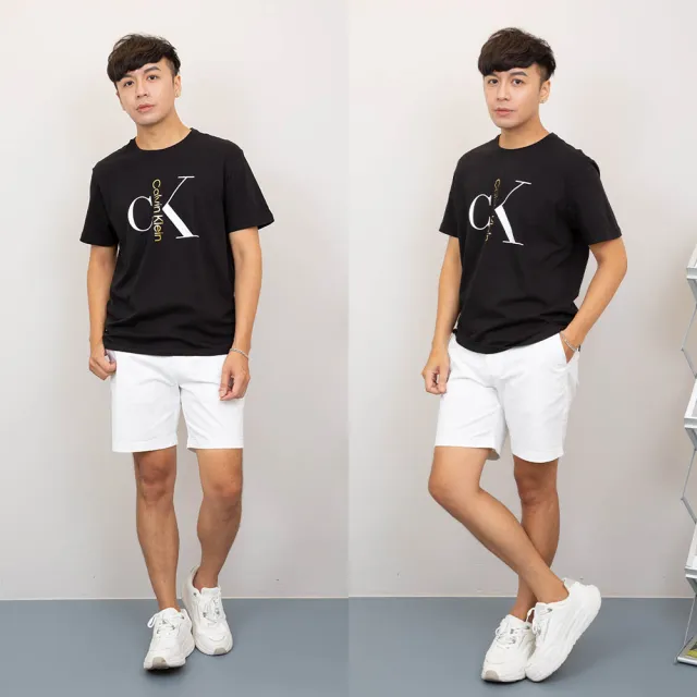 【Calvin Klein】金運加持  CK金屬質感 短T Calvin Klein 純棉 T恤 CK上衣(1450)