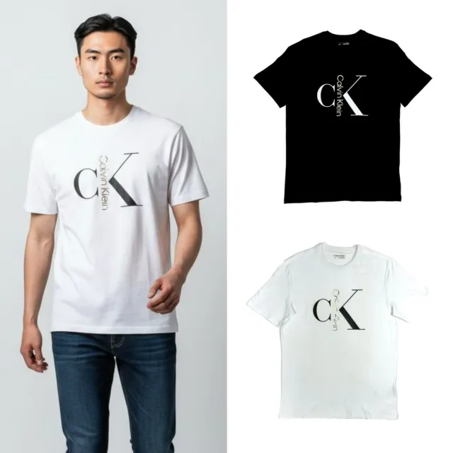 【Calvin Klein】金運加持  CK金屬質感 短T Calvin Klein 純棉 T恤 CK上衣(1450)