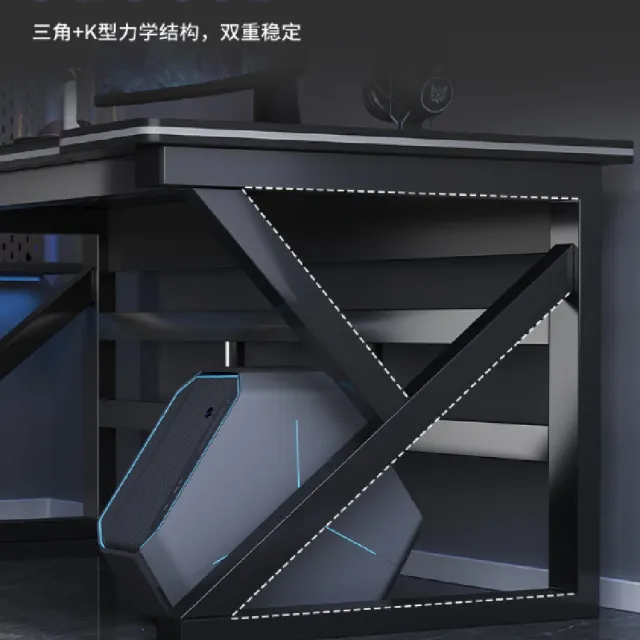 【TAMZU 潭祖】家用電競電腦桌 臥室學生學習書桌 簡易辦公工作台100*60*75cm