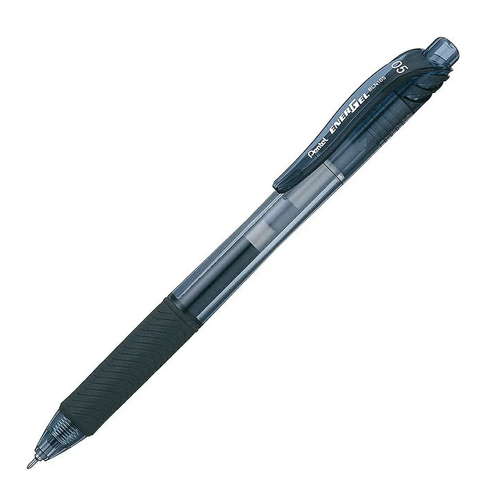 Pentel 飛龍】ENERGEL-X自動鋼珠筆0.5 黑BLN105-AX(3入1包) - momo購物