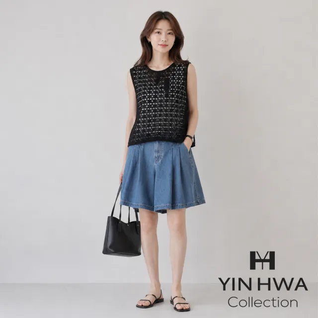 【YIN HWA 盈樺】mizuiroind 俐落知性細緻蕾絲背心