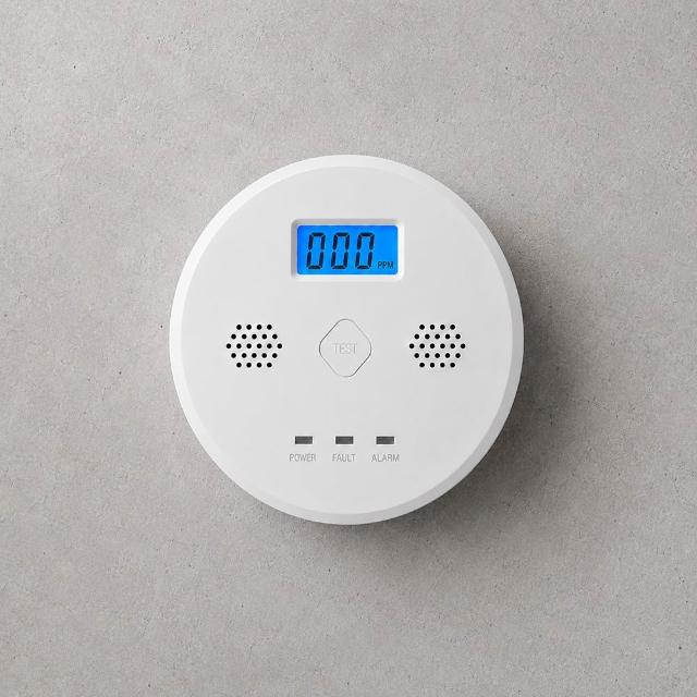 【防災專家】CE認證 一氧化碳警報器 附液晶螢幕(警報器 一氧化碳 滅火器 瓦斯)