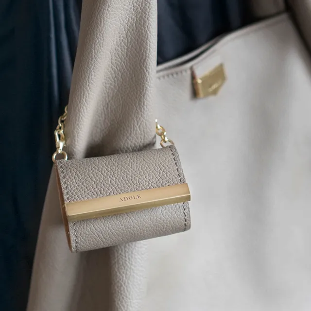 【adole】Unfold Tote 麂皮尼龍折疊包/斑鳩灰