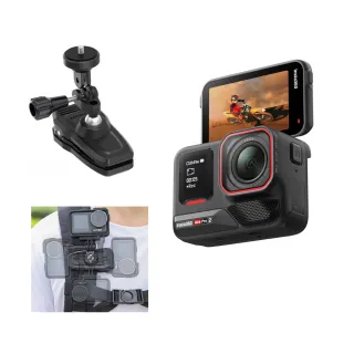 【Insta360】ACE PRO 2 翻轉螢幕運動相機 雙電版(公司貨-256G戶外VLOG組)