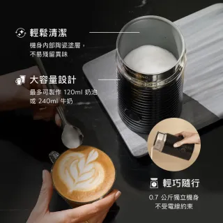 【Nespresso】Aeroccino3 奶泡機 _多色任選 調理機 送禮(可製作冷、熱奶泡及熱牛奶)
