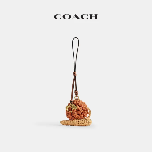 【COACH】蔻馳官方直營 蝸牛手袋掛飾 掛件 吊飾-混合色(CER52)
