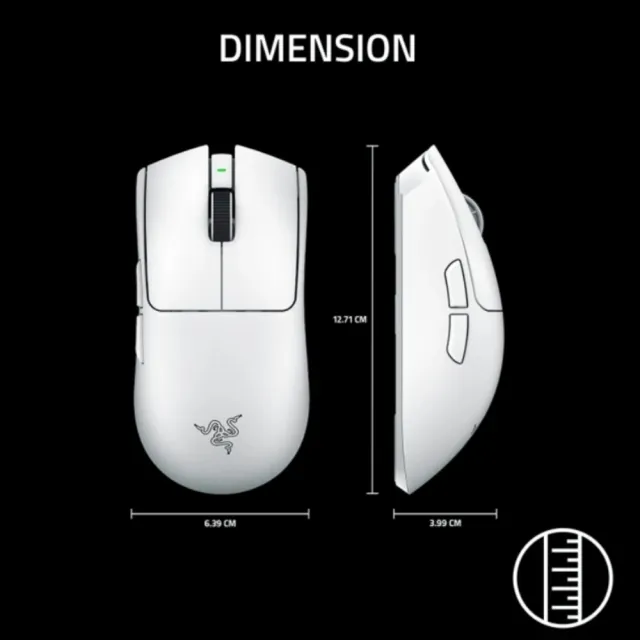 【Razer 雷蛇】Viper V4 Pro 無線電競滑鼠 - 黑/白
