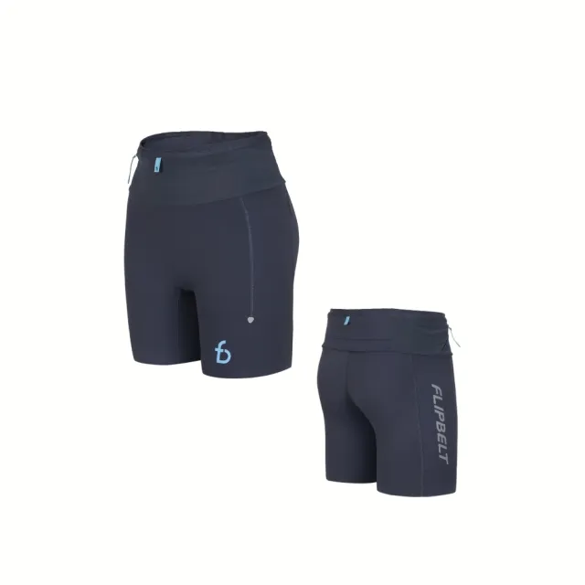 【FlipBelt 飛力跑】空氣腰包女生競速短褲_4.0（路跑短褲）
