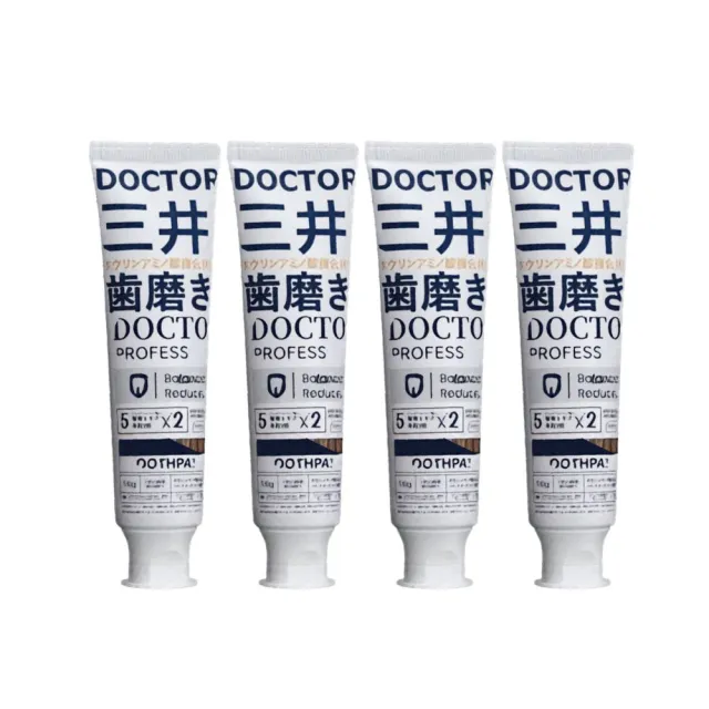 【iBloom】三井DOCTOR NODAI 煥白先鋒牙膏150g 4入組