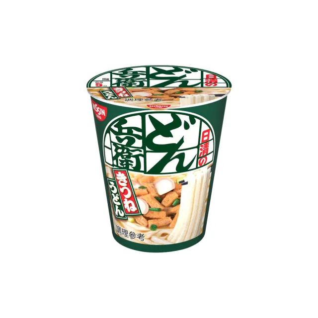 【NISSIN 日清】咚兵衛日式油豆腐烏龍麵 杯麵(82g/杯 日清泡麵)