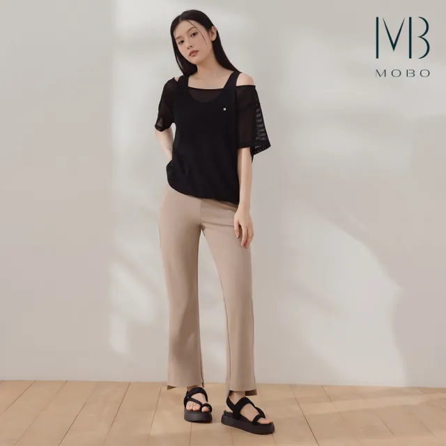 【MO-BO】必備彈力喇叭褲