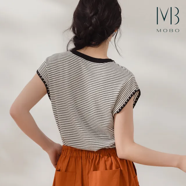 【MO-BO】條條好搭針織上衣