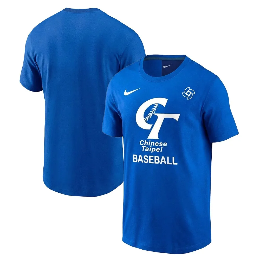 NIKE 耐吉】短袖上衣男CHINESE TAIPEI 經典短T 藍台灣中華隊棒球WBC