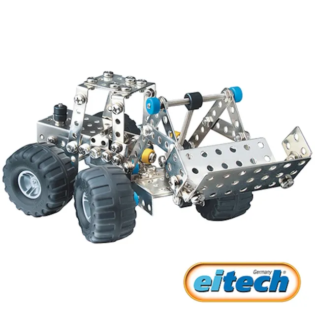 【eitech】益智鋼鐵玩具-2合1挖土機(C84) - 組裝DIY益智玩具 / STEAM系列