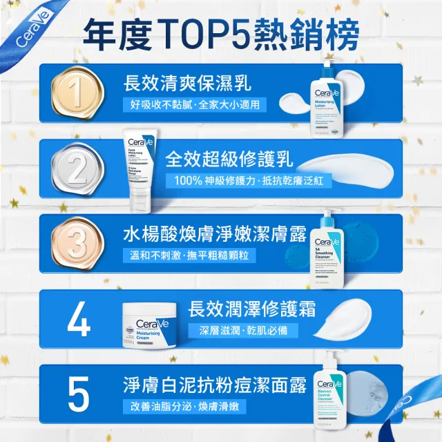 【CeraVe 適樂膚】100%超能乳液★全效超級修護乳 52ml*2(保濕修復)