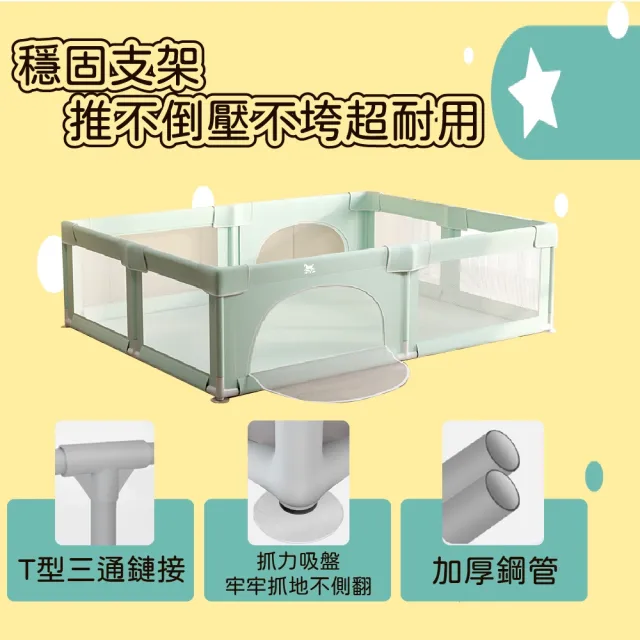 【KIDS PARK】獨家訂製200x140cm遊戲圍欄(嬰幼兒遊戲床/孩童休息室/遊戲球池圍欄/遊戲城堡帳篷/兒童圍欄)