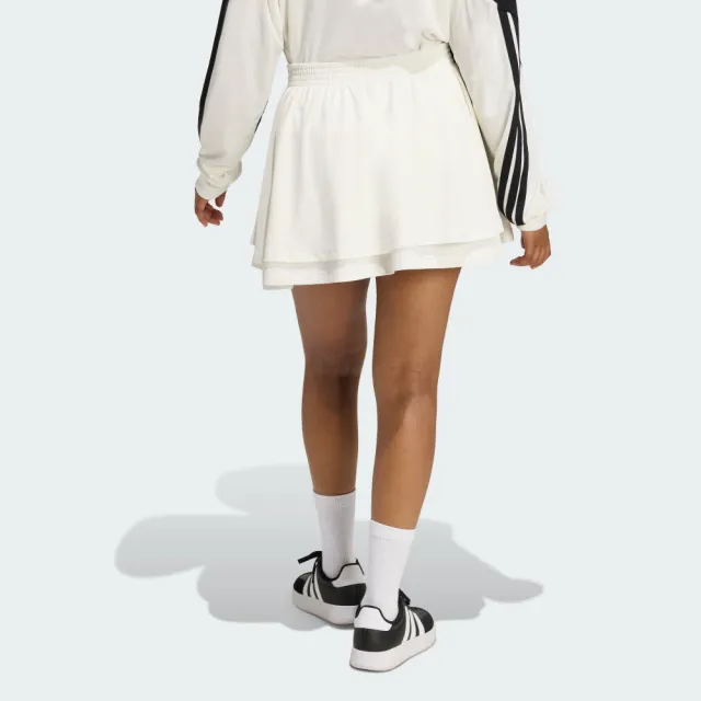 【adidas 愛迪達】運動 休閒 短裙 女裙 W HER SKRT(JY7634)