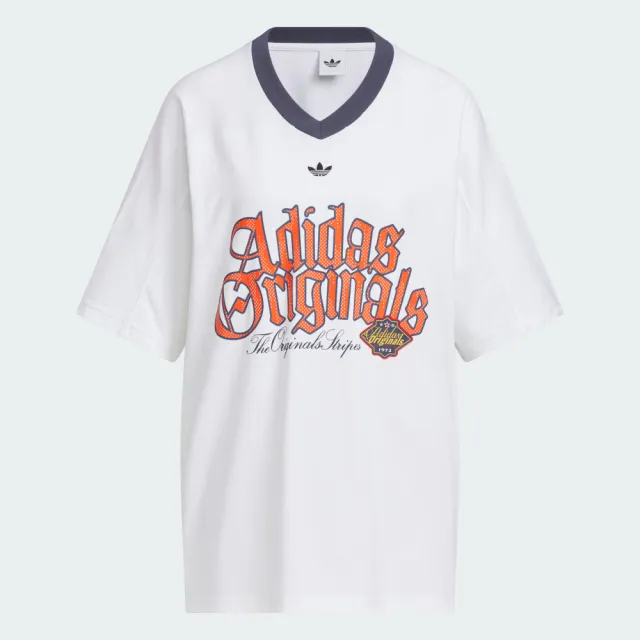 【adidas 愛迪達】運動 休閒 短袖 T恤 女上衣 OG W TEE SS 1(KT3062)