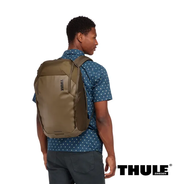 【Thule 都樂】Chasm 筆記型電腦背包 26L 深卡其色 (週年慶/露營/旅行/收納)