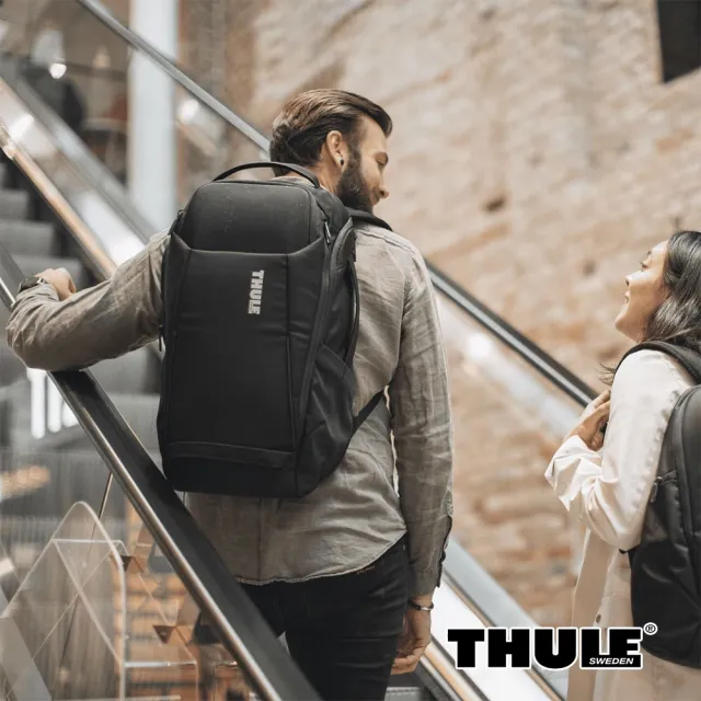 【Thule 都樂】Accent 背包 20L 黑色 (週年慶/露營/旅行/收納)