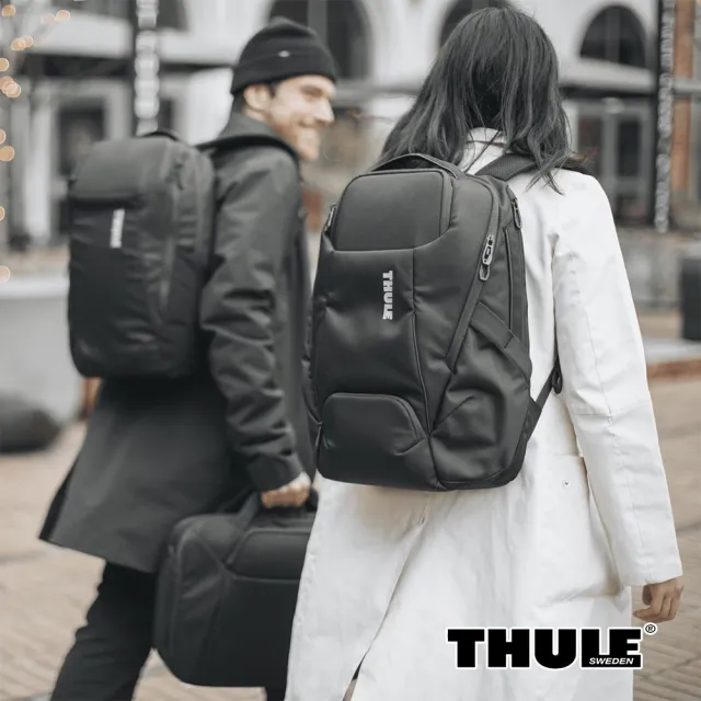 【Thule 都樂】Accent 背包 23L 黑色 (週年慶/露營/旅行/收納)