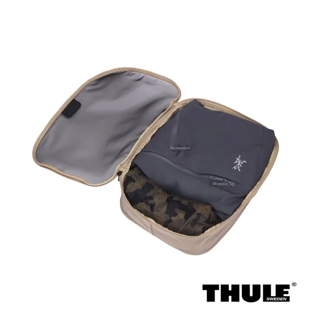 【Thule 都樂】packing cube 中型 行李收納袋 白色/池塘灰/米色 (週年慶/露營/旅行/收納)