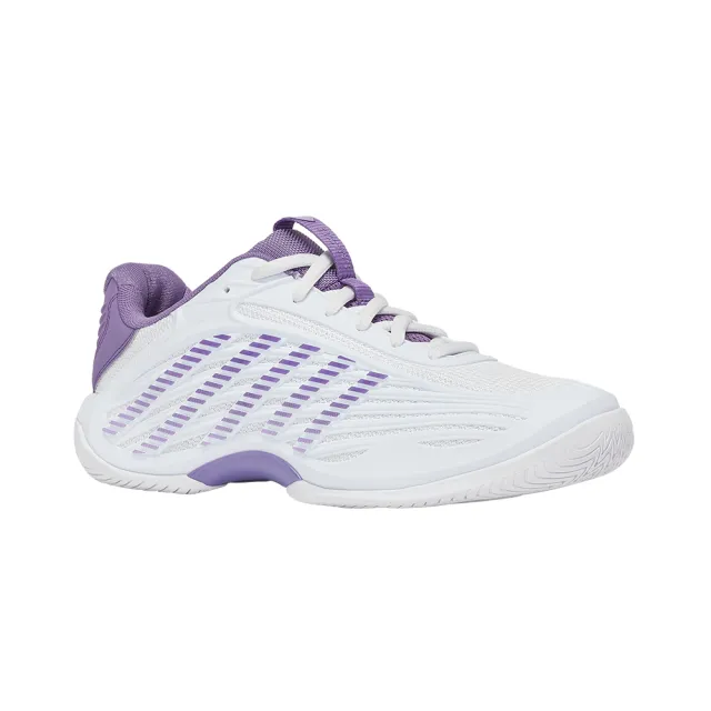 【K-SWISS】輕量透氣專業網球鞋 HYPERCOURT EXPRESS 3 運動 匹克球 女鞋 白紫色 94603-160-M