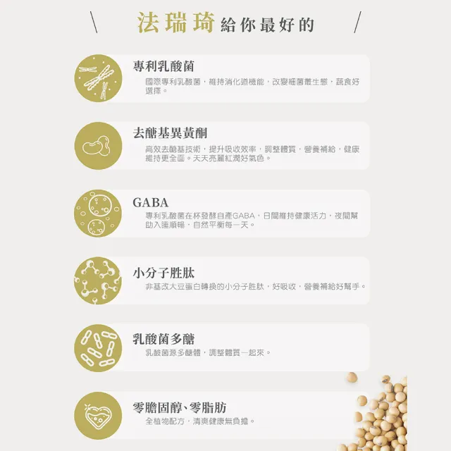 【法瑞琦】經典分享組(植物豆漿優格飲分享瓶4入組)