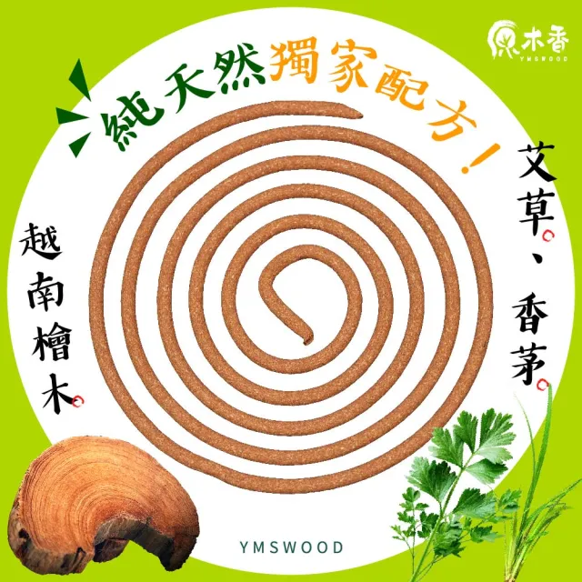 【原木香】官方直營 艾草薰香 4盒+1個蚊香盒(艾草 蚊香 艾草蚊香 艾草薰香 小黑蚊 驅蚊 淨化 除穢 露營 烤 