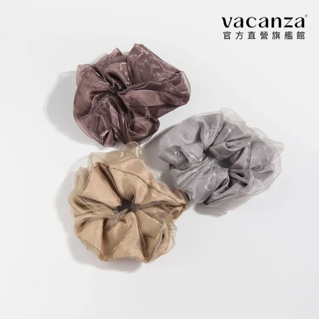 【vacanza】薄紗輕舞 髮圈 大腸圈(髮飾 情人節禮物 生日禮物)