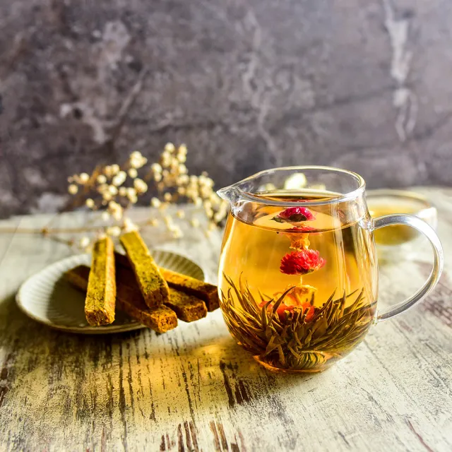【無藏茗茶】開花茶單顆裝10入組/罐裝(6款花型隨機搭配/附提袋)