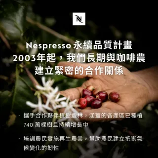 【Nespresso】環遊世界巴黎濃縮咖啡膠囊(10顆/條;僅適用於Nespresso膠囊咖啡機)