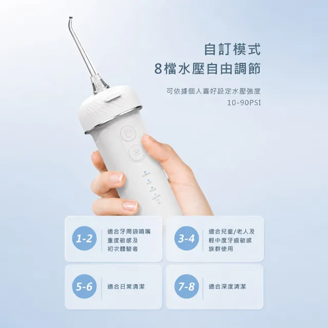 【Kolin 歌林】伸縮攜帶型電動沖牙機/洗牙器/沖牙器(KTB-JB222)