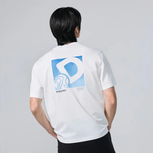【Discovery Expedition】Freshvent D標誌圖案機能短袖T恤 上衣 (DXRS5G063-WHS)