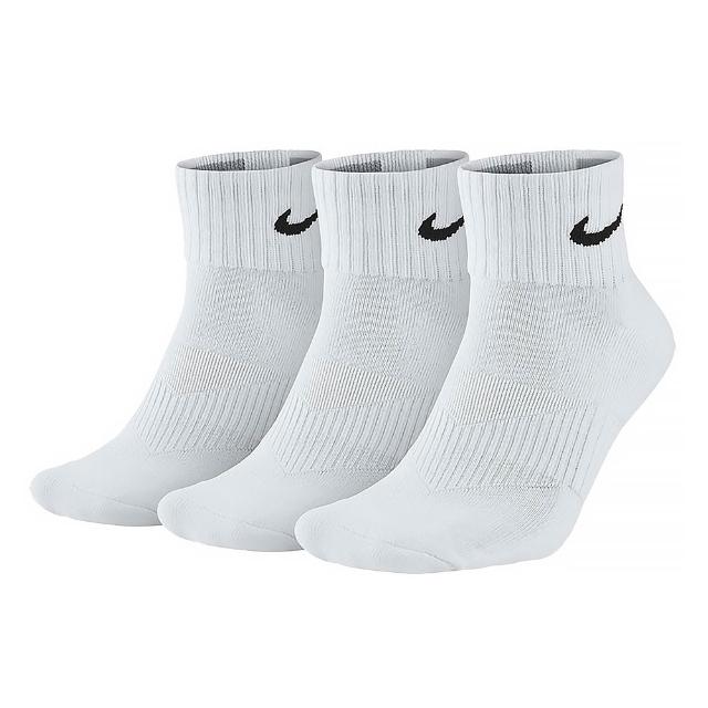 【NIKE 耐吉】U Nk Perf Ltwt Qt 3Pr 短襪 白色 三入 運動 休閒 襪子 SX4706-101