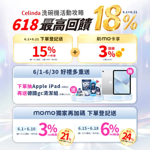 【Celinda 賽寧】8人份雙層美型/自動開門/紫外線殺菌洗碗機DB-810(110V/不含安裝/獨立式/桌上型/嵌入型)