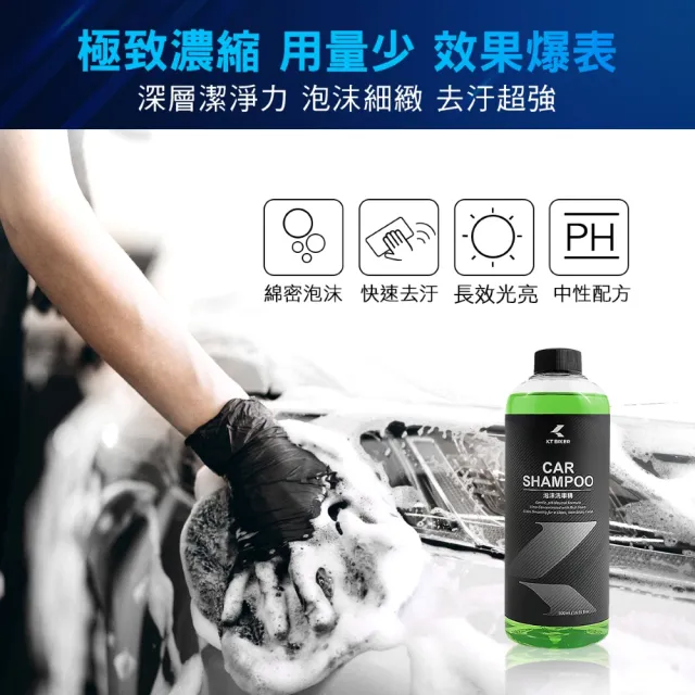 【KT BIKER】機車豪華洗車組(優惠組 洗車工具 棕櫚蠟 機車美容 自助洗車 機車 輪框清潔)