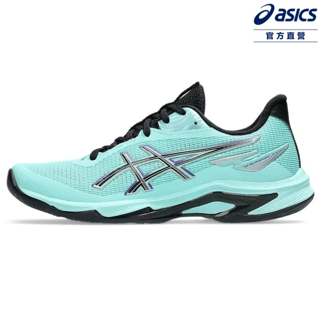 【asics 亞瑟士】NETBURNER BALLISTIC FF 4 女款 SHINE PACK 排球鞋 匹克球 1052A094-400
