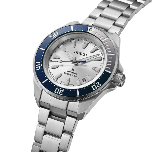 【SEIKO 精工】PROSPEX 145週年紀念 Seiko Blue 機械潛水腕錶 父親節 禮物 推薦(HBB001K1 / 4R35-06K0B)