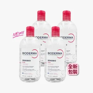 【BIODERMA】舒敏高效潔膚液 500ml四入組(卸妝水/敏感肌適用)