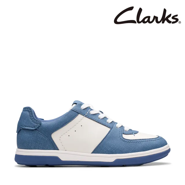 【Clarks】女鞋 Craftravel Lit 簡約拚接年輕時尚潮流板鞋 休閒鞋 運動鞋 德訓鞋(CLF82544C/CLF82545C)