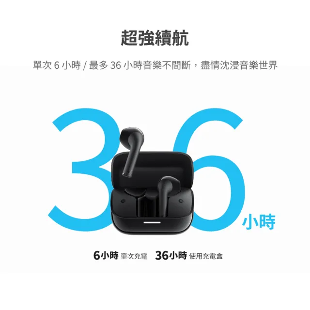 【Anker soundcore】K20i 半入耳式藍牙耳機(半入耳設計 滿電續航)