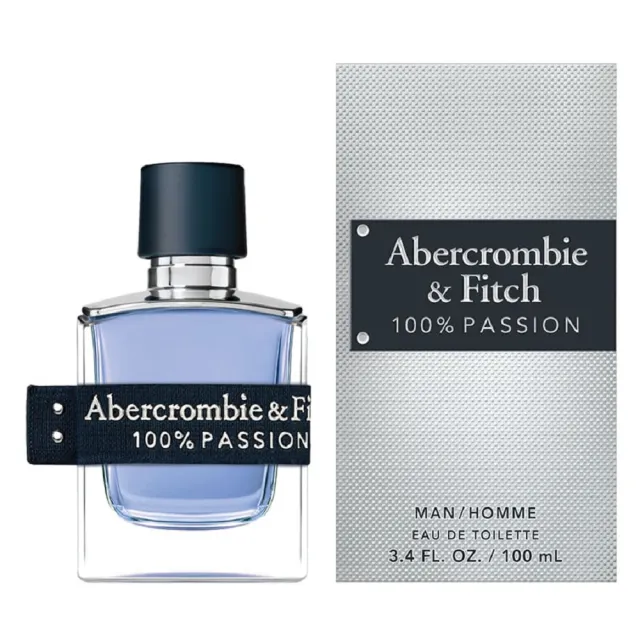 【Abercrombie & Fitch】100% Passion 百分百熱情男性淡香水100ml (專櫃公司貨)
