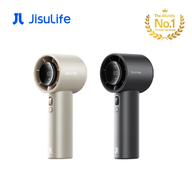 【JisuLife】几素 Handheld Fan Pro1 S 超高速手持風扇 鋁合金版 附掛繩 100段風力調節 USB-C快充