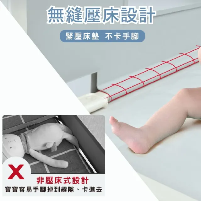【KIDS PARK】安全床邊護欄U型-共3片(垂直升降式圍欄/床護欄/床圍護欄)