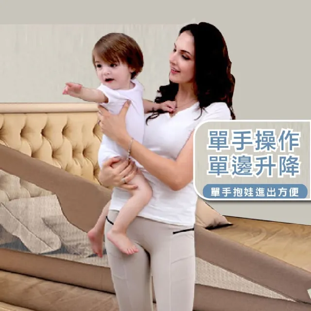 【KIDS PARK】床邊護欄｜獨家訂製款(特製版床圍欄/垂直升降式圍欄/嬰兒圍欄/防護床圍護欄)